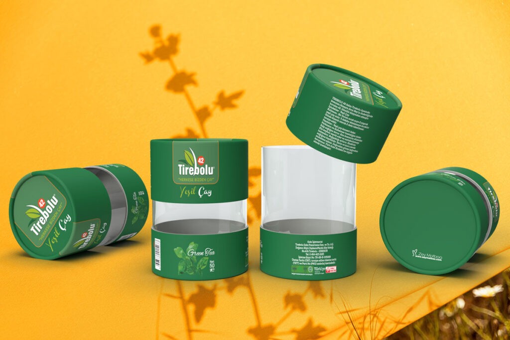 boîte cylindrique en carton