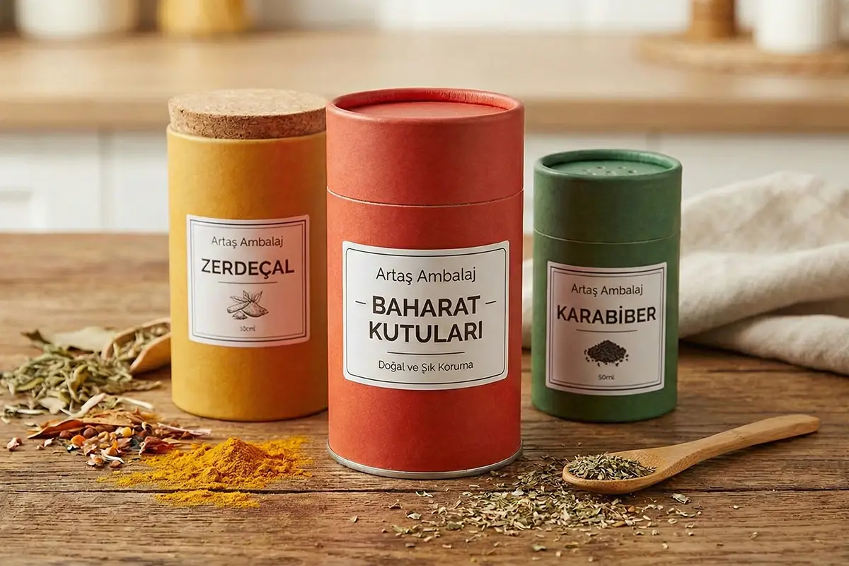 Esth&eacute;tique et Fra&icirc;cheur : Bo&icirc;te &agrave; &eacute;pices en Carton