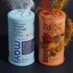 Karton Silindir Baharat Kutusu