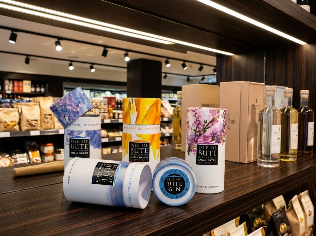 luks karton silindir kutu